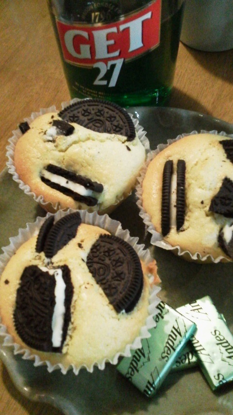 チョコミントオレオキャンディカップのレシピ