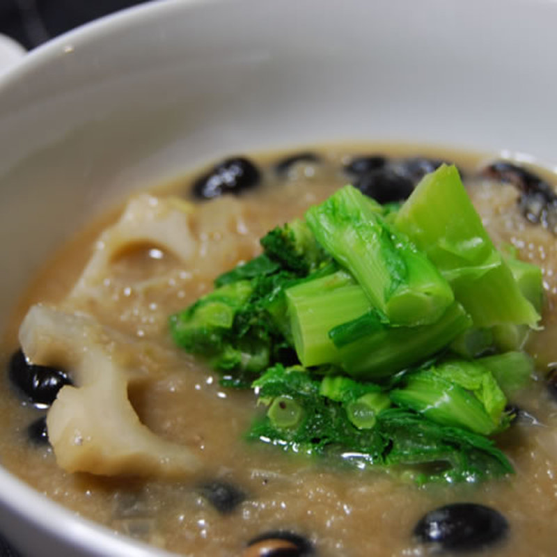 全粒黒豆スープのレシピ