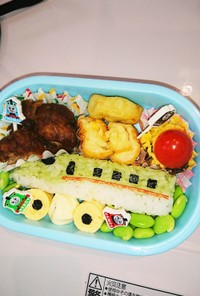 電車好き 新幹線はやぶさ 幼稚園のお弁当