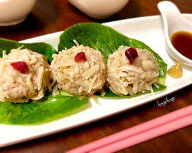 レンジで簡単 えのきしゅうまい