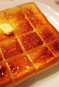 ☆朝食に簡単厚切りハニーバタートースト☆