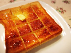 ☆朝食に簡単厚切りハニーバタートースト☆
