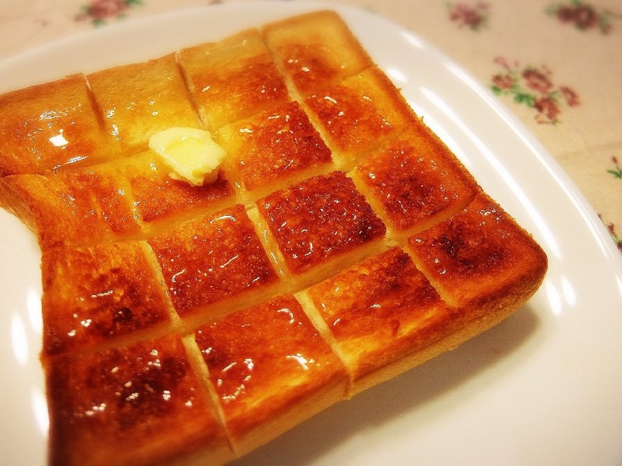 ☆朝食に簡単厚切りハニーバタートースト☆の画像