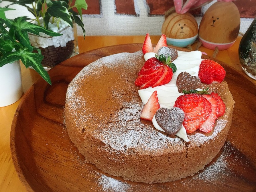 スフレチョコチーズケーキ♡の画像