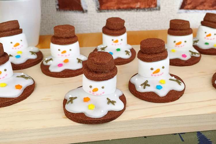雪溶けスノーマン 雪だるま クッキー レシピ 作り方 By なあちゃん クックパッド 簡単おいしいみんなのレシピが375万品