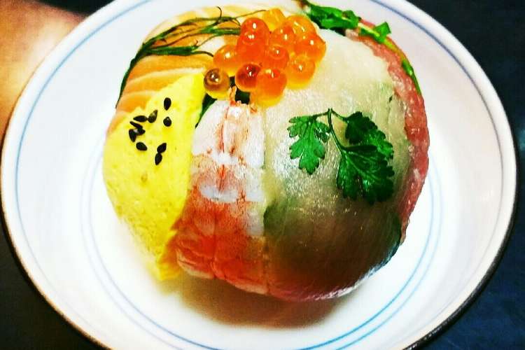 ひな祭りに 手まり寿司より大きい蹴鞠寿司 レシピ 作り方 By ハマセン クックパッド
