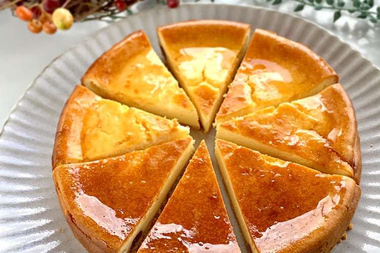 ミキサーで 簡単 濃厚チーズケーキ レシピ 作り方 By ひかるんるん クックパッド
