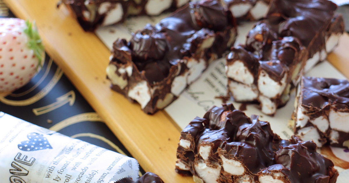 超簡単♪マシュマロ＆ナッツ♥チョコバー by ｱﾄﾘｴ沙羅 【クックパッド】 簡単おいしいみんなのレシピが368万品