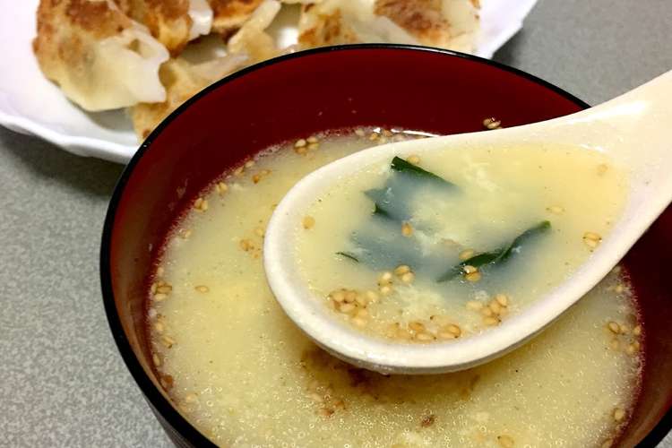 お湯を注ぐだけ まろやか卵の中華スープ レシピ 作り方 By なみっちのご飯便り クックパッド 簡単おいしいみんなのレシピが360万品