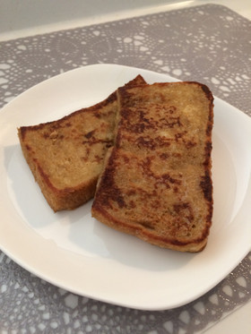 ほうじ茶ラテ☆フレンチトースト☆