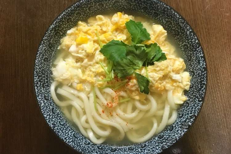 関西風 お出汁も飲める 卵とじうどん レシピ 作り方 By Lifa Moon クックパッド