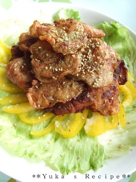 簡単♪甘辛豚ヒレザンギ