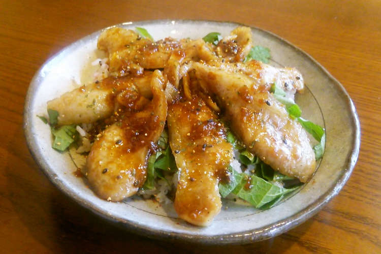 豚ネック大葉丼 レシピ 作り方 By いくおっちゃん クックパッド 簡単おいしいみんなのレシピが362万品