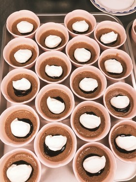 簡単チョコムース