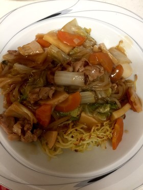 野菜たっぷり♡あんかけ焼きそば
