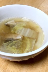 生姜と豚バラ肉のスープ