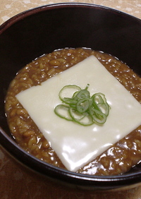 納豆カレー粥