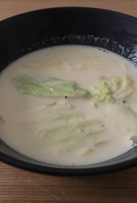 白菜のミルクコーンスープ