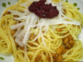 青じそドレッシングDEかんたん梅パスタ