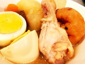 圧力鍋で☆手羽元と卵と野菜のみそ味煮物