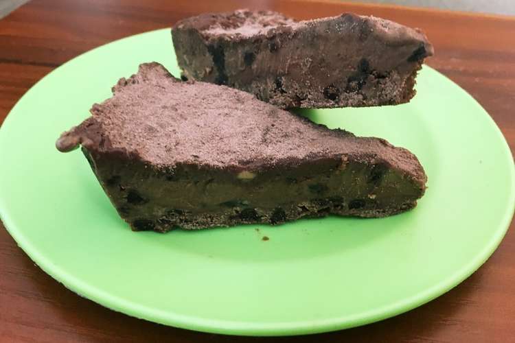 簡単バレンタイン 生チョコアイスケーキ レシピ 作り方 By るん クックパッド