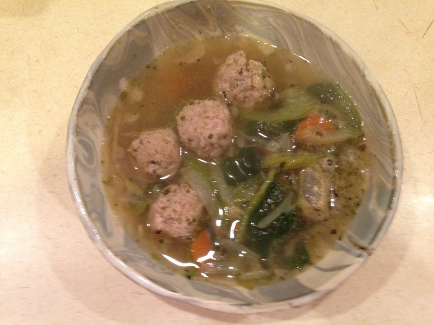 イタリアンウェディングスープの画像