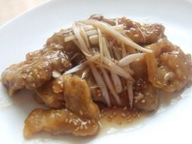 すぐできる❀豚肉の甘酢あんかけ❀