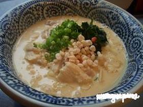 豆乳で艶うどん☆