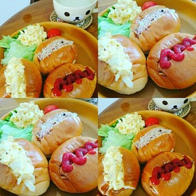 簡単⭐三色ロールサンドプレート
