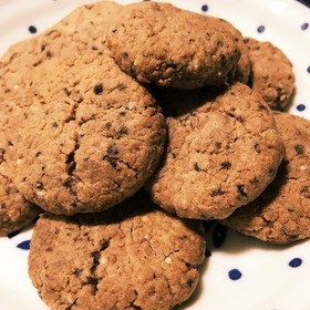 米粉と低GIチョコのサクサククッキー♡