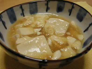 あったか豆腐の大根おろし煮(^・^)の写真