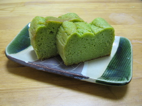 グリーンピースでエコケーキ