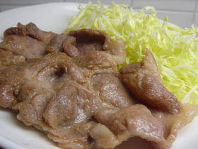 豚のしょうが焼き