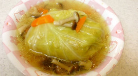 あっさり美味しい★コンソメロールキャベツ