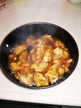 エバラ焼き肉のタレ あんかけ丼