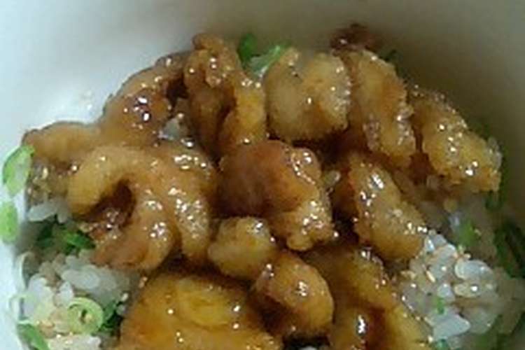 格安 鶏皮のたれ焼き丼 レシピ 作り方 By ゆうん クックパッド 簡単おいしいみんなのレシピが356万品