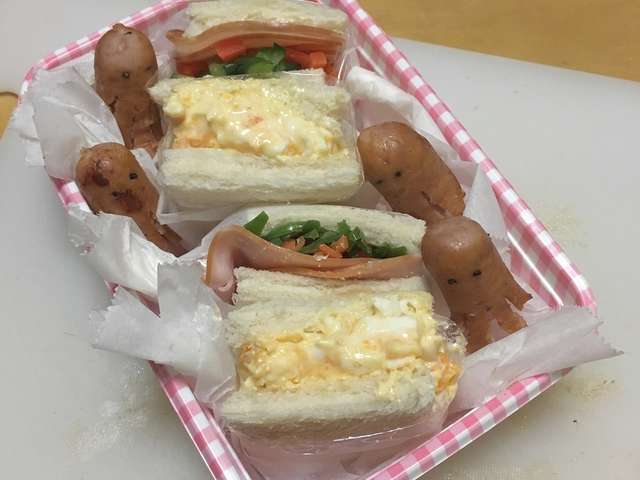 半熟 卵 サンド