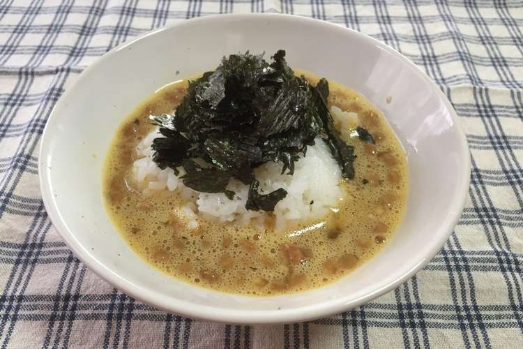 一人飯 朝ご飯に 納豆卵ごはん レシピ 作り方 By お菓子大好きぃちゃん クックパッド