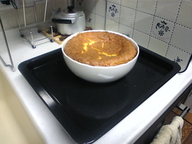 簡単♪一回焼くだけのチーズプリンケーキ!