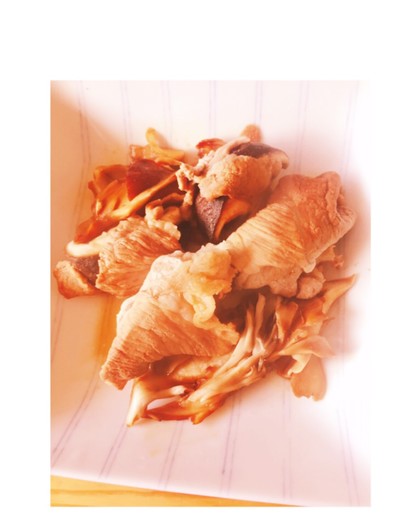 ヘルシーダイエット＊椎茸の豚肉巻きと舞茸の写真