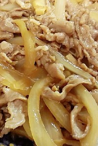 生姜焼きに匹敵❤豚肉と玉葱のトンテキ炒め
