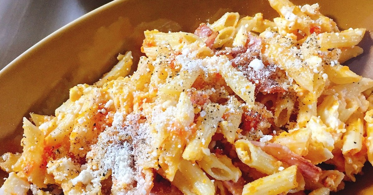 芽キャベツ、ベーコン、ペッパージャックのマカロニとチーズのレシピ