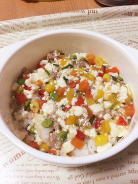 【覚書】離乳食 完了期☆麻婆豆腐丼