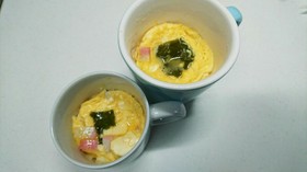 残ったみそ汁を茶碗蒸しにリメイク!