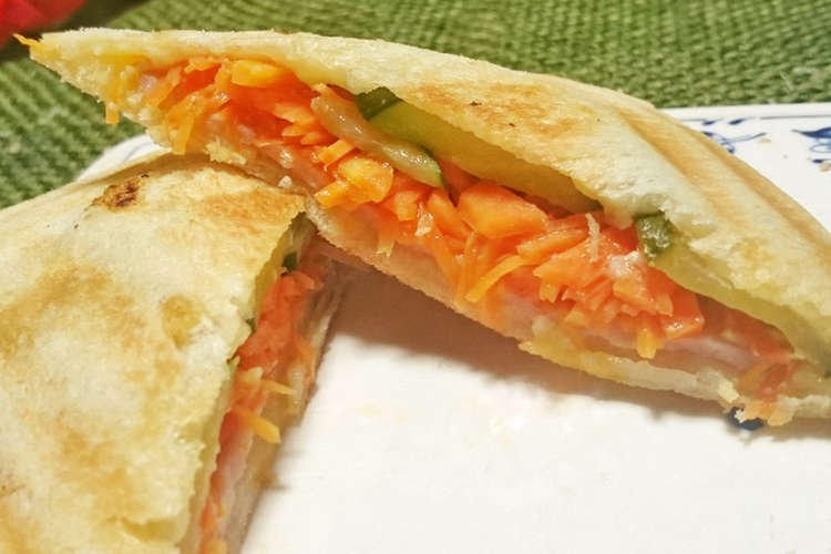 ほっかほかでヘルシーなホットサンド レシピ 作り方 By モ メント井上 クックパッド 簡単おいしいみんなのレシピが360万品