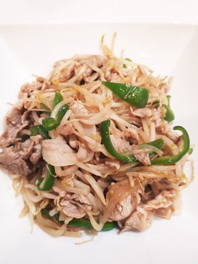 簡単♪豚肉ともやしの中華炒め