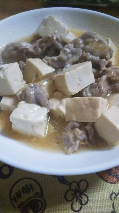 豚バラで塩麻婆豆腐の写真