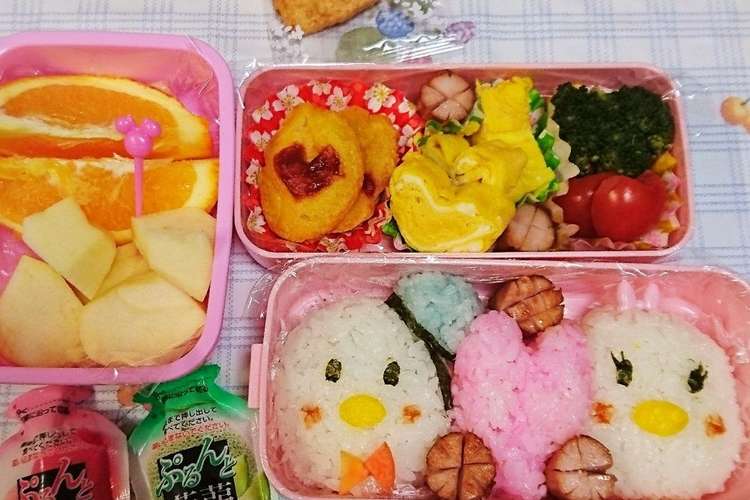 キャラ弁 バレンタイン ツムツム弁当 レシピ 作り方 By サユリン クックパッド 簡単おいしいみんなのレシピが350万品
