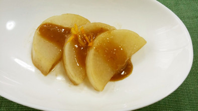 大根の柚子味噌かけの写真