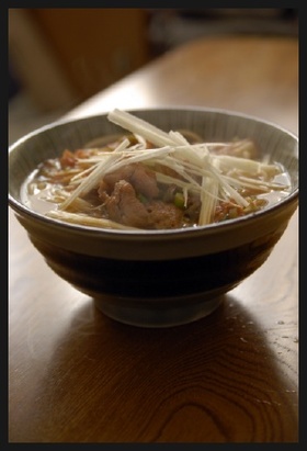 体ポカポカ♪豚キムチうどん